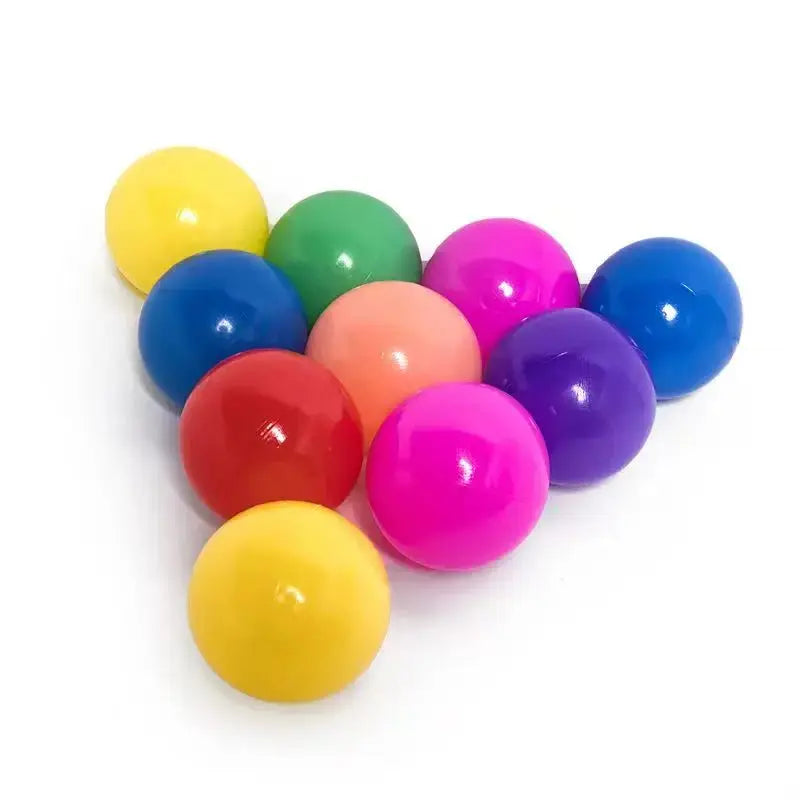 100PCS Outdoor Sport Ball Colorful Soft Water Swim Pool Ocean Wave Ball Baby Eco-Friendly Stress Air Ball Tent Toys for Children Pinochio