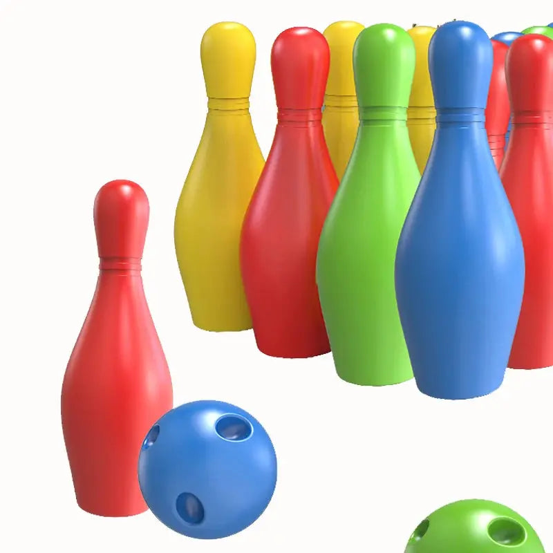 11-20cm Bowling Parent-child Indoor and Outdoor Sports Interactive Game Funny Baby Bowling Set Interaction Leisure Toys for Kids Pinochio