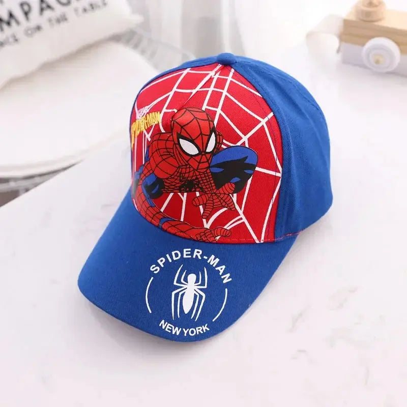 Spiderman Baseball Cap Boys Girls Hats Superhero Peripheral Sunhat Childrens Birthday Gift Cosplay Props Fashion Caps Pinochio