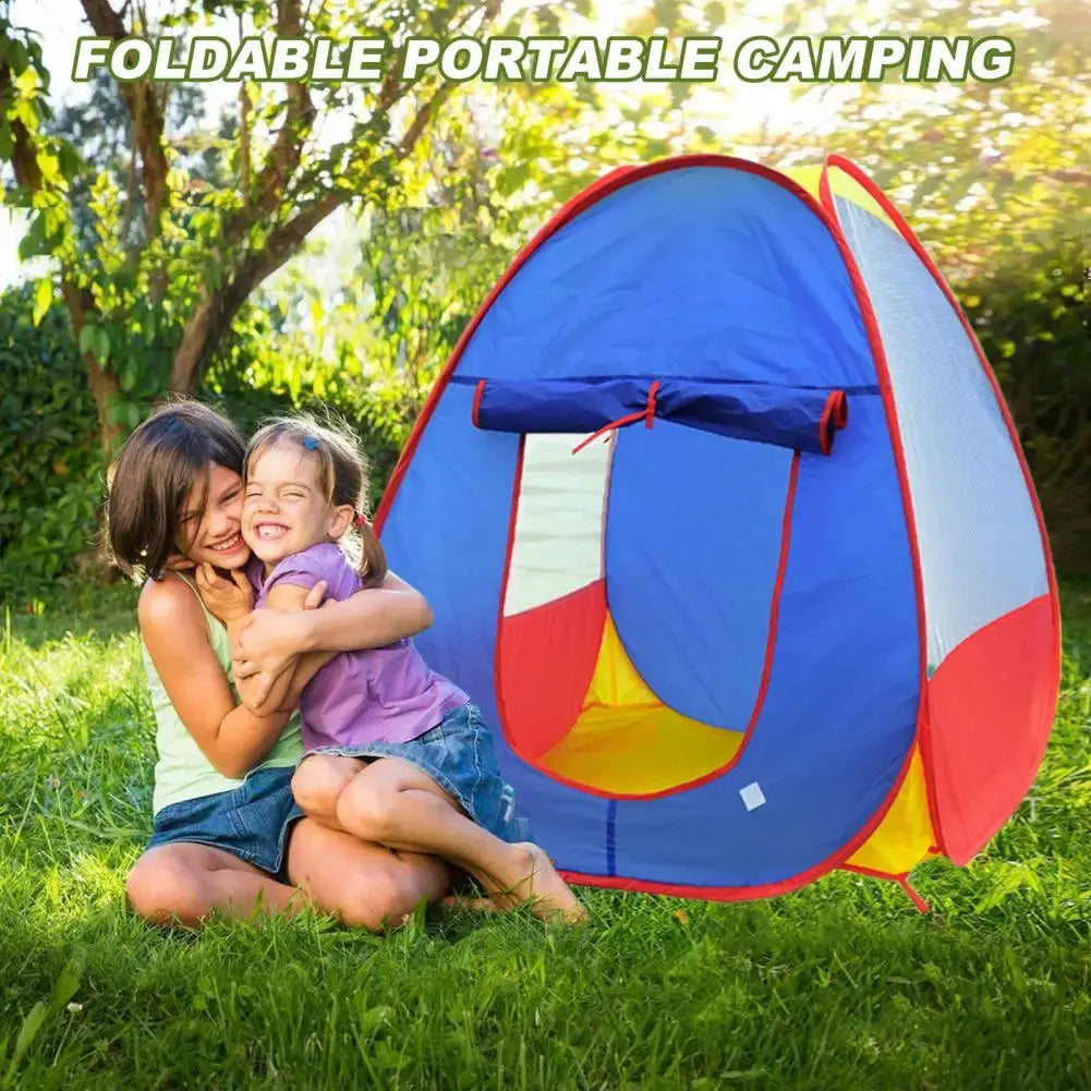 Kids Castle Play Tent Toy for Girls Boys Foldable Playhouse with Mesh Windows Safe Children Indoor Tent Fun Gift for Ages 1-6 Pinochio