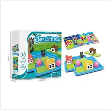 Board Game Little Red Riding Hood Smart Hide Seek Board Games With Solution Skill-Building Puzzle Game Toy Children Gift Pinochio