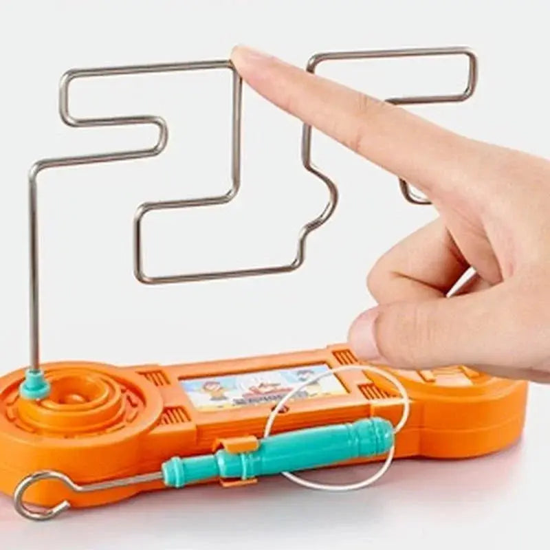 Kids Collison Electric Shock Toy Education Electric Touch Maze Game Party Funny Game Science Experiment Toys for Children Gift Pinochio