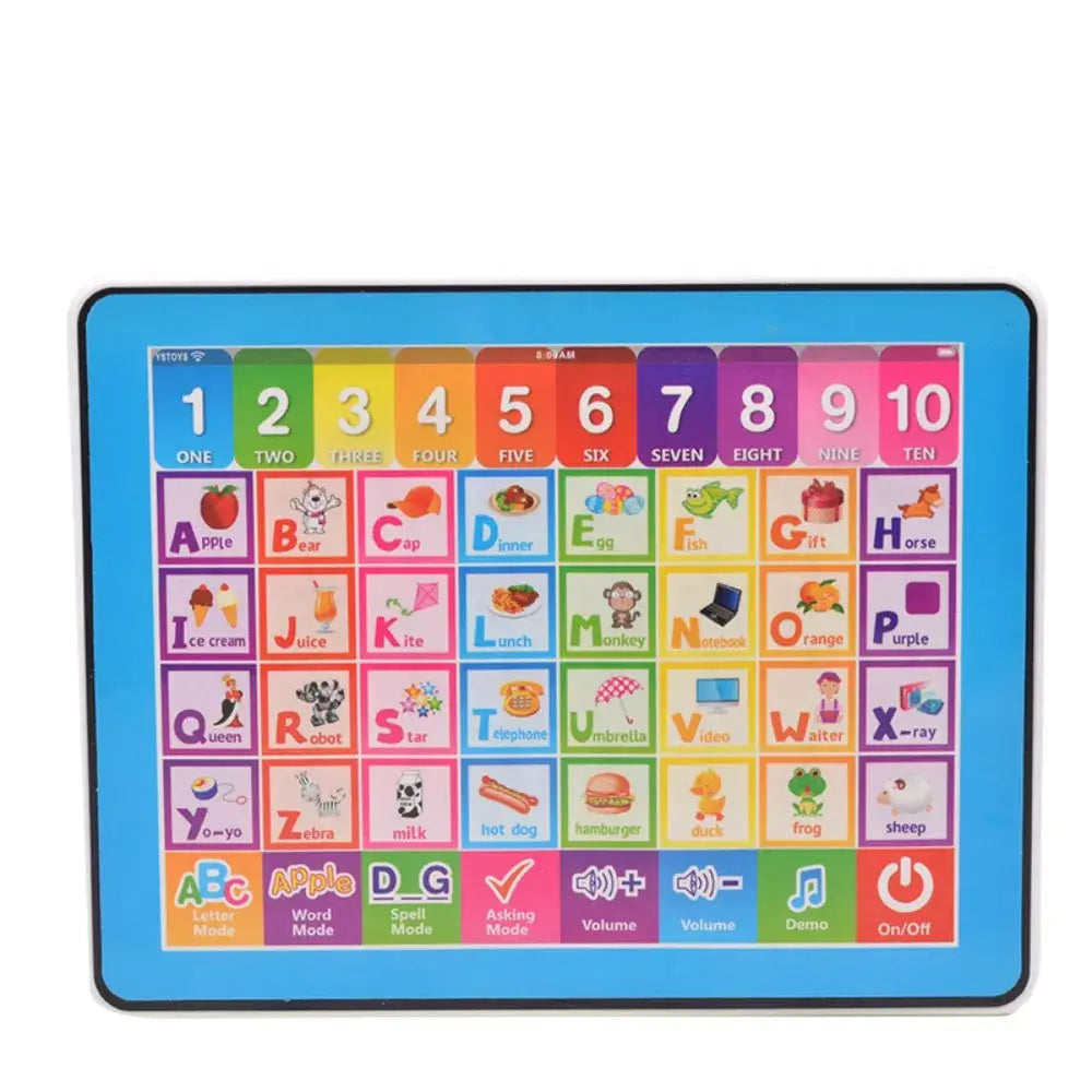 Learning Tablet for Kids Fun Touch and Learn Machine Educational Children Electronic Preschool Children Toys for Toddler Kids Pinochio