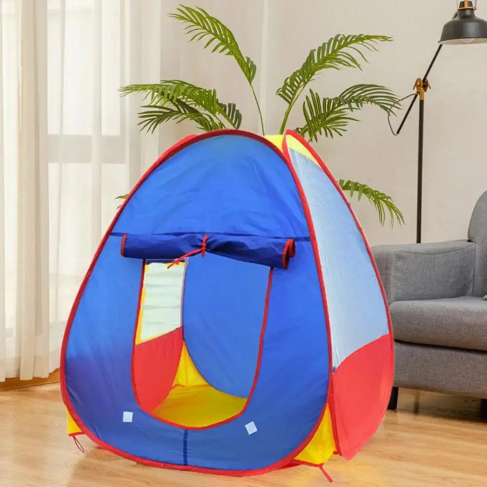 Kids Castle Play Tent Toy for Girls Boys Foldable Playhouse with Mesh Windows Safe Children Indoor Tent Fun Gift for Ages 1-6 Pinochio