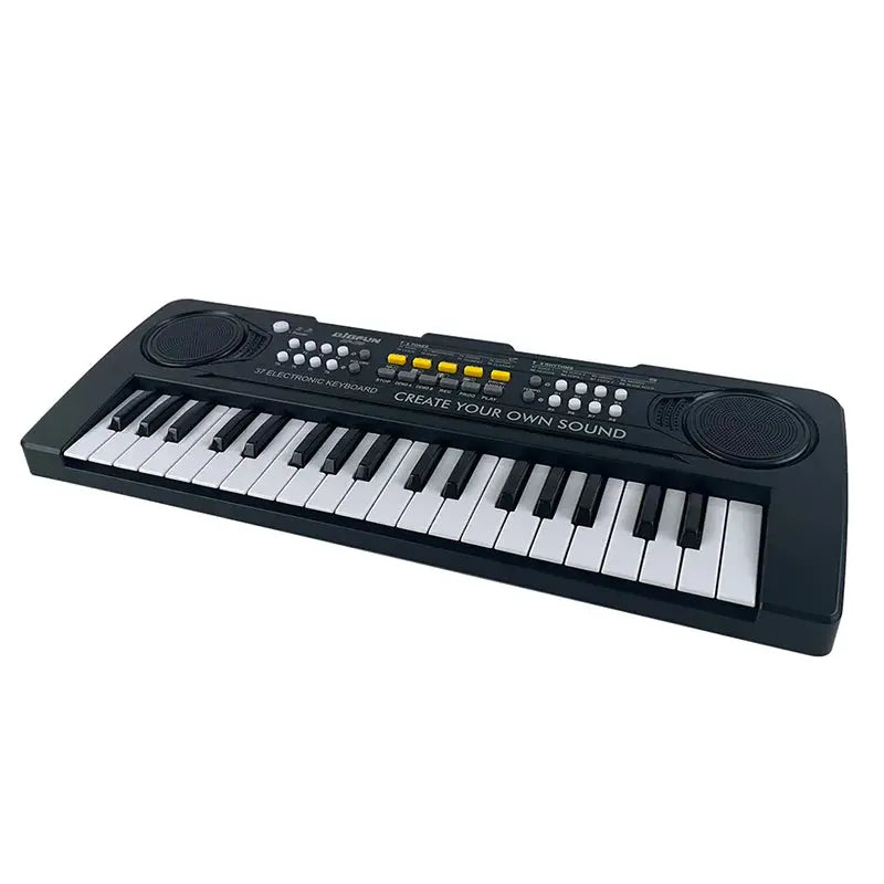 37Keys Electric Piano Keyboard, Digital Music Teaching & Learning Toys For Kids, Musical Instrument Gifts For Boys & Girls Age 3 Pinochio