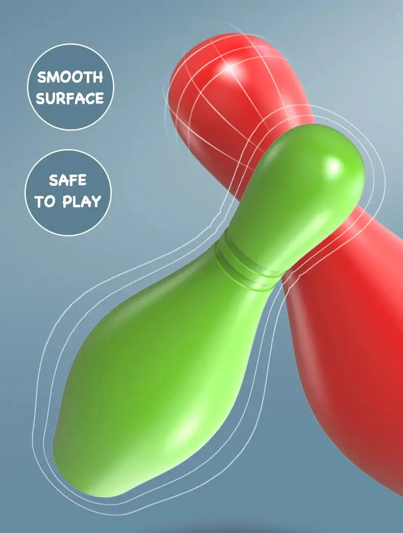 11-20cm Bowling Parent-child Indoor and Outdoor Sports Interactive Game Funny Baby Bowling Set Interaction Leisure Toys for Kids Pinochio