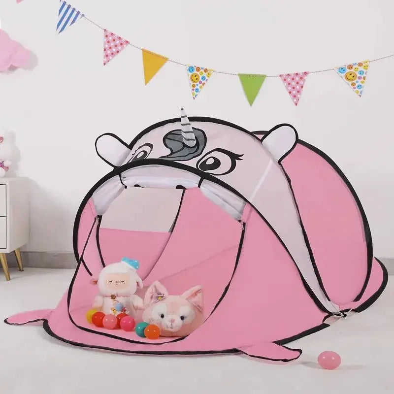 Children'S Pop-Up Game Tent Cartoon Animal Gameplay House Indoor Outdoor Tent House Toys Convenient To Carry Perfect Kids Gifts Pinochio