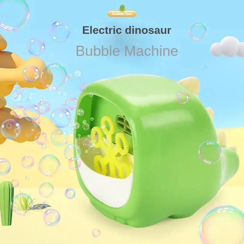 Electric Bubble Cartoon Dinosaur Animal Shape Full Automatic Continuous Bubble Hand-held Desktop Bubble Machin Pinochio