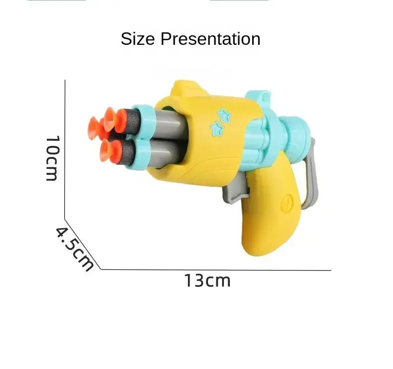 New Radish Soft Bullets Guns Children'S Toy Guns Model Fidget Toy for Kids Adults Stress Relief Toy Children Decompression Gift Pinochio