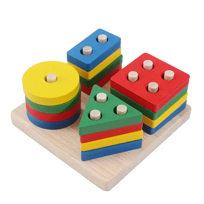 Montessori Kids Toy Education Development Wooden Puzzle for Children 1 2 3 Years Matching Alphabet Enlightenment Cognitive Games Pinochio
