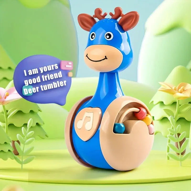 Roly Poly Baby Toys 6 to 12 Months, Tumbler Wobbler Toys for Infant Boy Girl - Perfect for Learning to Climb & Early Education! Pinochio