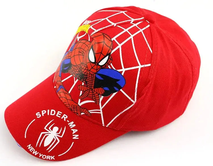 Spiderman Baseball Cap Boys Girls Hats Superhero Peripheral Sunhat Childrens Birthday Gift Cosplay Props Fashion Caps Pinochio