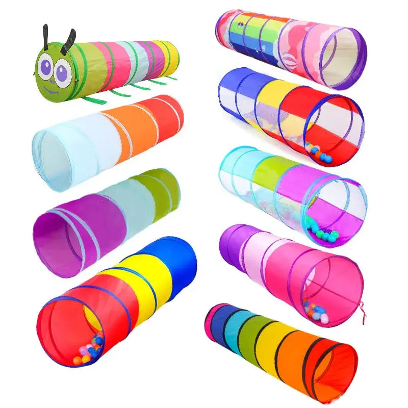 Portable Children's Tent Crawling Tunnel Beach Toys Ball Pool Tent Kids Pop-up Tent Indoor Crawling Games Child Play House Tents Pinochio