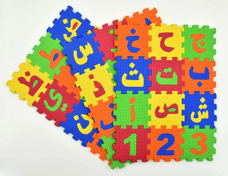 EVA Play Foam Number Arabic Letter Mats Puzzle Toys for Muslim Kids Soft Floor Play Carpet Educational Crawling Mat Baby Toy Pinochio