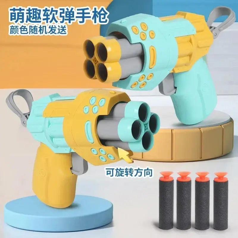 New Radish Soft Bullets Guns Children'S Toy Guns Model Fidget Toy for Kids Adults Stress Relief Toy Children Decompression Gift Pinochio