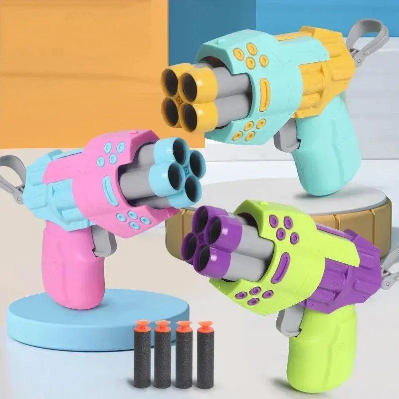 New Radish Soft Bullets Guns Children'S Toy Guns Model Fidget Toy for Kids Adults Stress Relief Toy Children Decompression Gift Pinochio