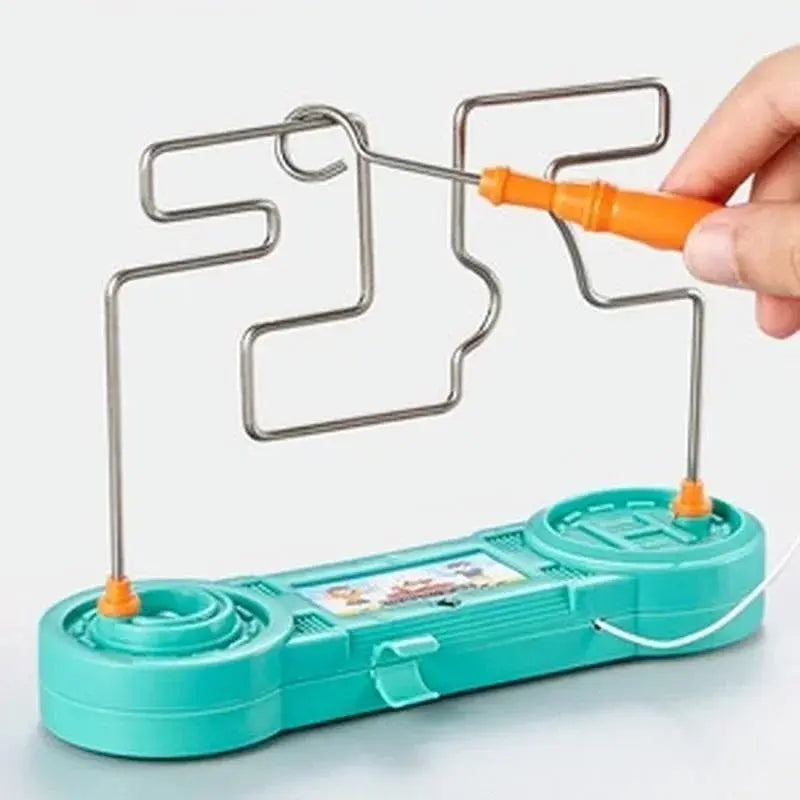 Kids Collison Electric Shock Toy Education Electric Touch Maze Game Party Funny Game Science Experiment Toys for Children Gift Pinochio