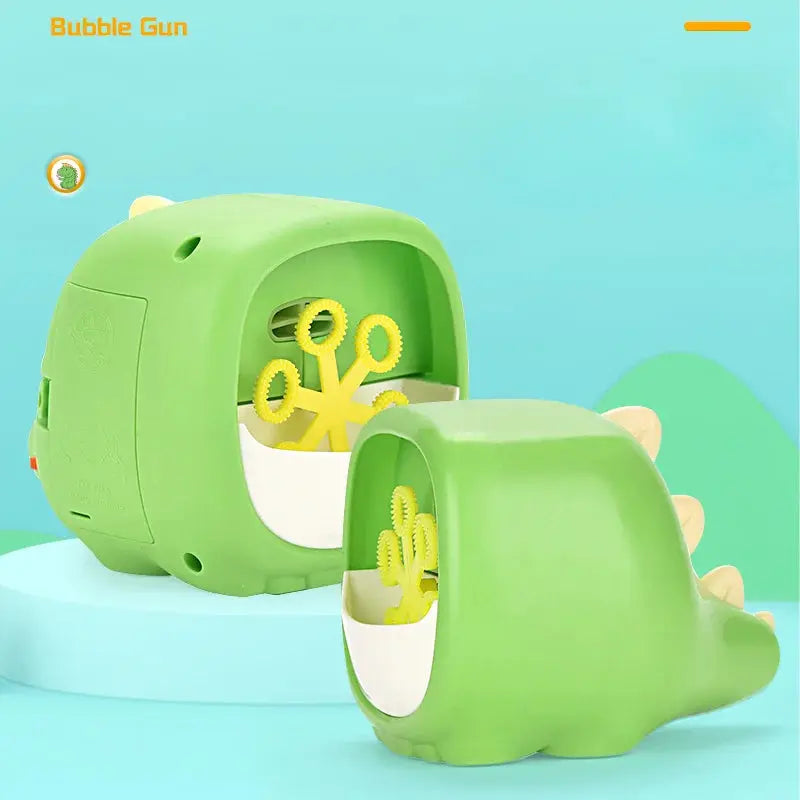 Electric Bubble Cartoon Dinosaur Animal Shape Full Automatic Continuous Bubble Hand-held Desktop Bubble Machin Pinochio