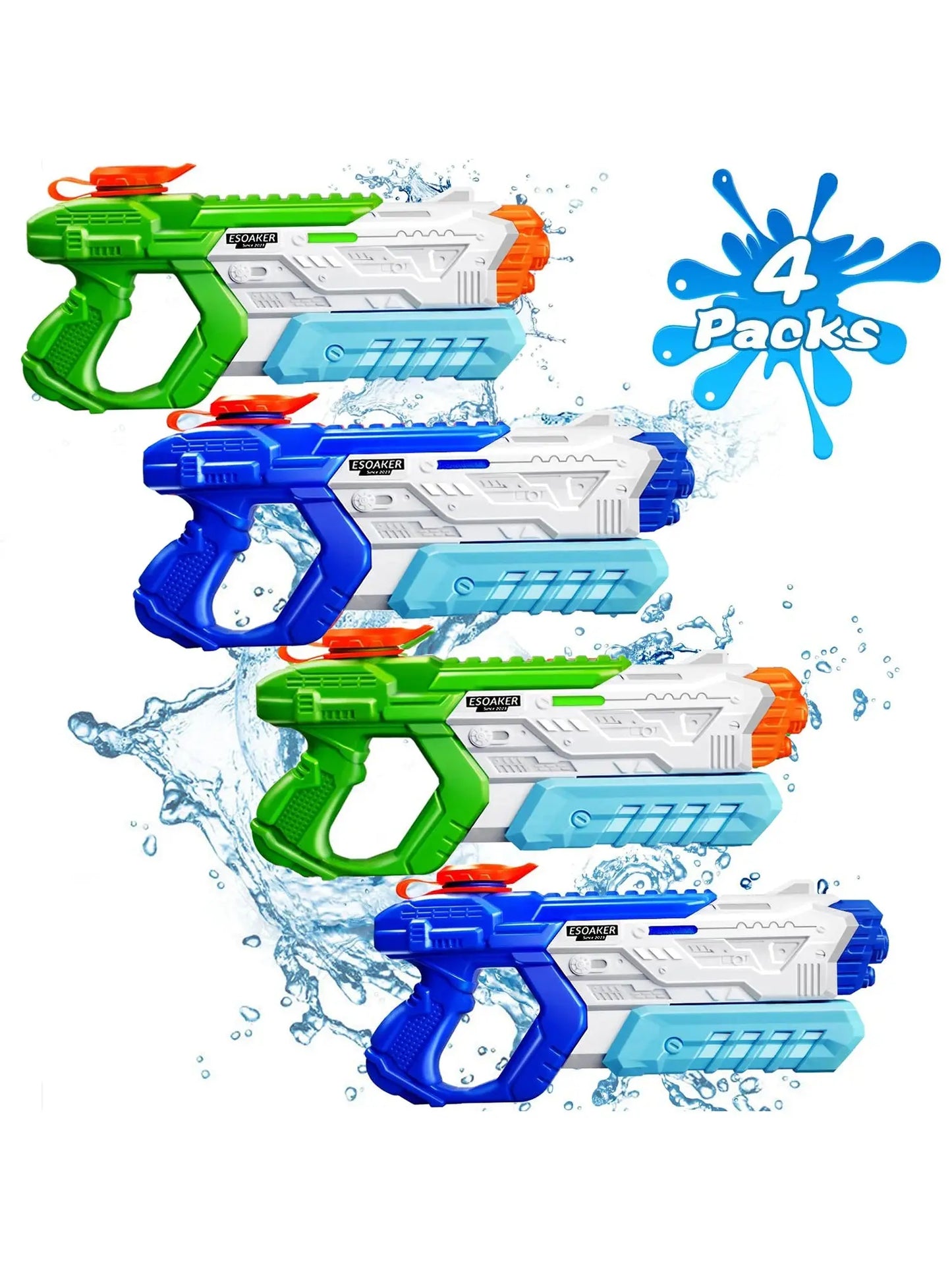 600cc High Capacity Water Gun for Kids Adults Long Range Watergun Summer Water Blaster Toy Super Soaker for Swimming Pool Beach Pinochio