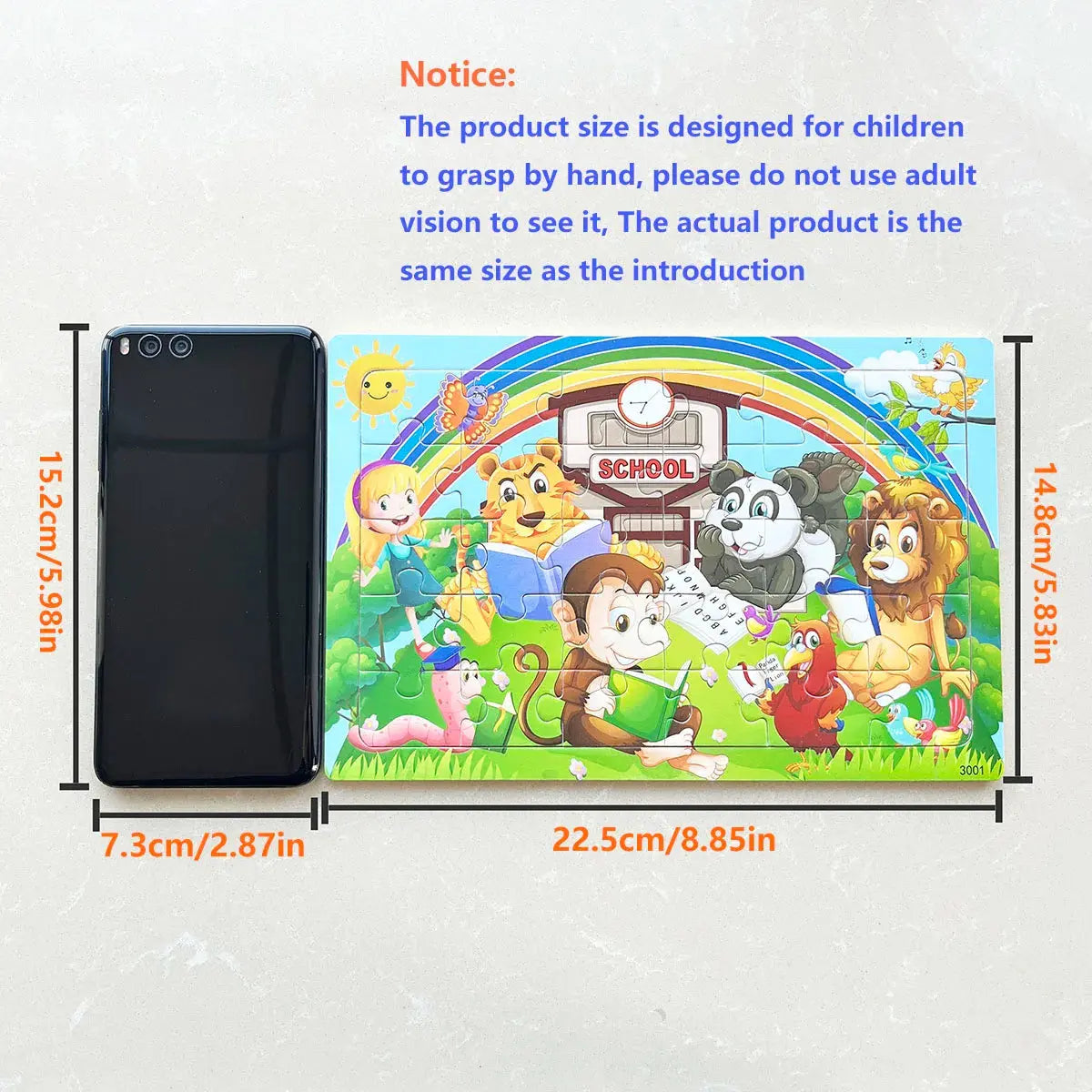 1pc 30 Pieces Wooden Jigsaw Puzzle Kids Cartoon Animal Vehicle Puzzles Games Montessori Learning Educational Toys for Children Pinochio