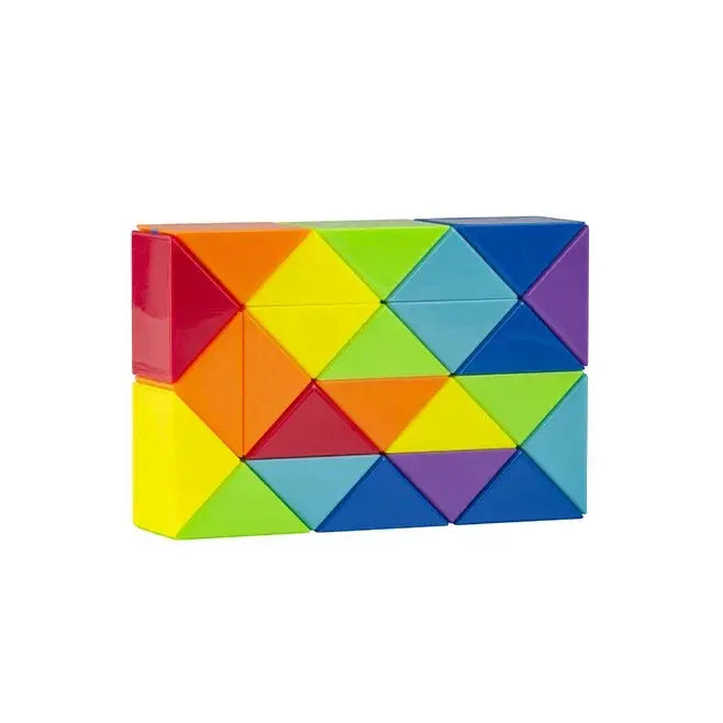 24 Colored Magic Cube Toys 3D Puzzle Fidget Transformable Cube Kid Education Toys Twist Transformable Kid Puzzl Gift Pinochio