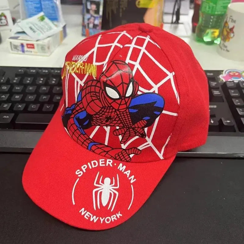 Spiderman Baseball Cap Boys Girls Hats Superhero Peripheral Sunhat Childrens Birthday Gift Cosplay Props Fashion Caps Pinochio