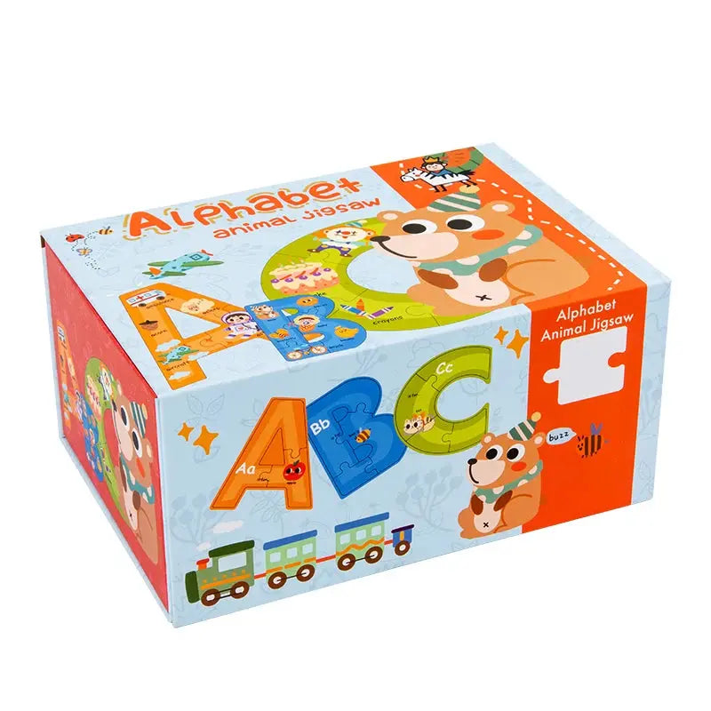 Montessori Wooden Alphabet Puzzles for Kids 3 4 5 Years ABC Kids Learning Toys Educational Montessori Puzzle for Preschool Boys Pinochio