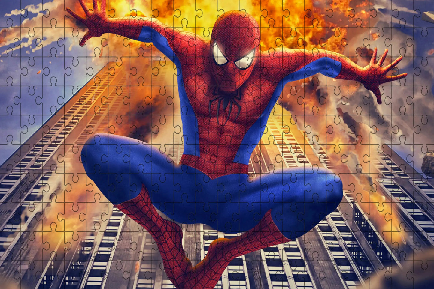 108/200/300/500/1000pcs Spider Man puzzles, gifts, Wooden high-quality floor puzzle Pinochio