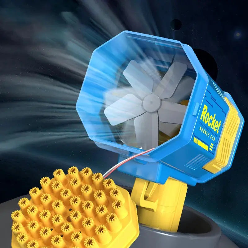 40 Hole Bubble Blowing Toy Bubble Machine Gift Holiday Gift Outdoor Bubble Gun (Without Bubble Water) Pinochio