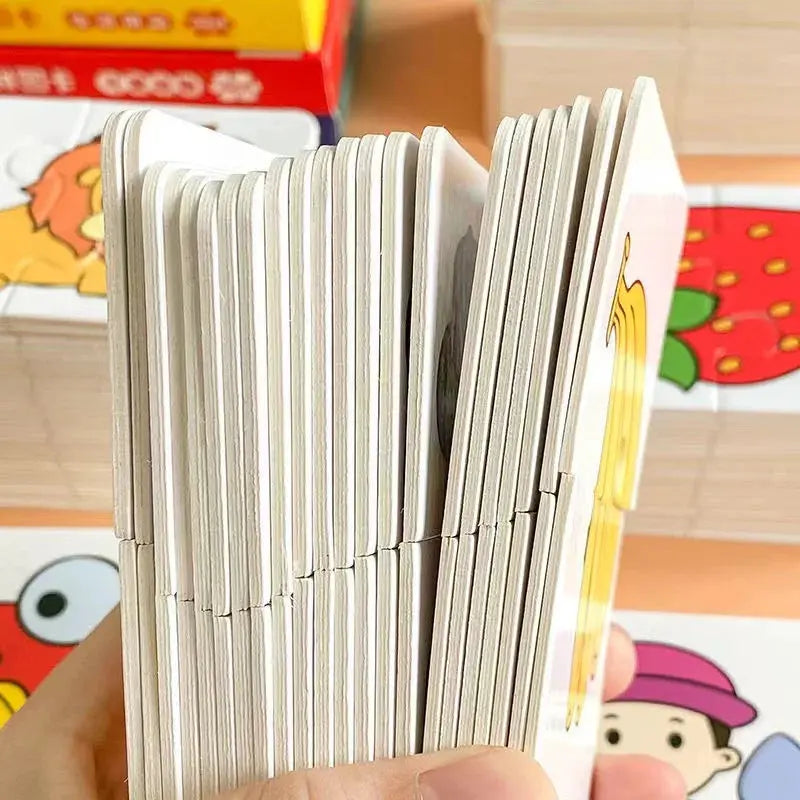 32 Pcs Enlightenment Card Matching Puzzle Early Education Cartoon Pattern Cognitive Boys and Girls Toys Pinochio