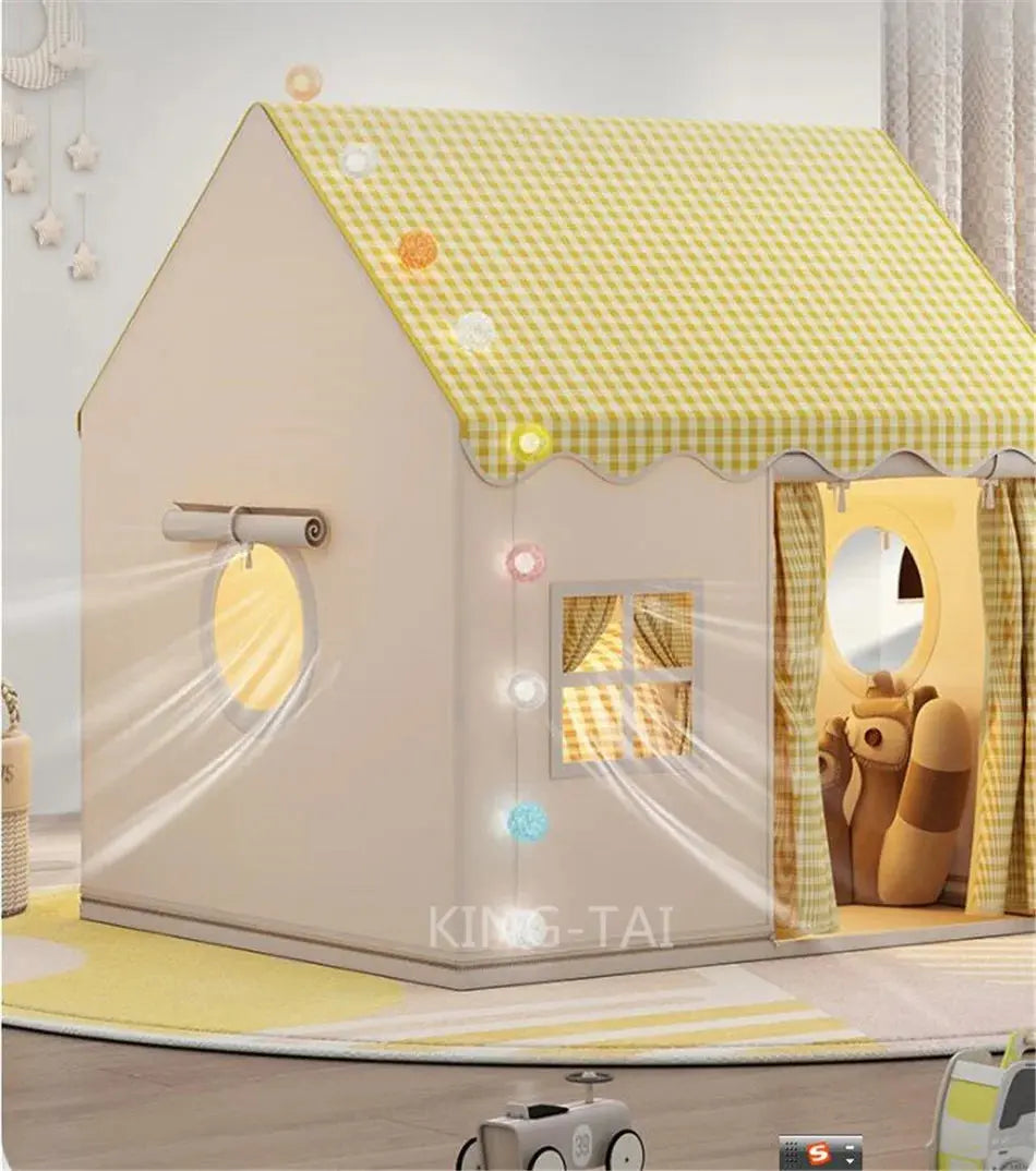 Children's Tent Indoor Play House Outdoor Games Garden Tipi Princess Castle Folding Cubby Toys Tents Enfant Room House Teepee Pinochio