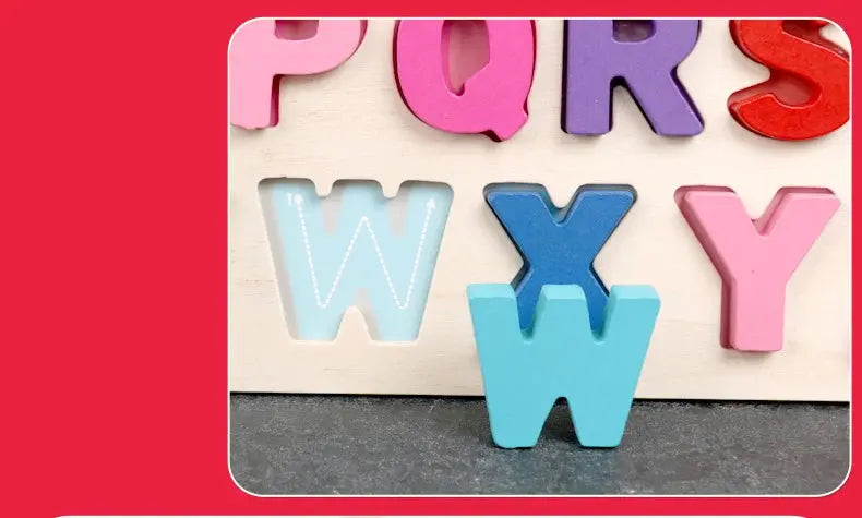 Montessori Kids Toy Education Development Wooden Puzzle for Children 1 2 3 Years Matching Alphabet Enlightenment Cognitive Games Pinochio