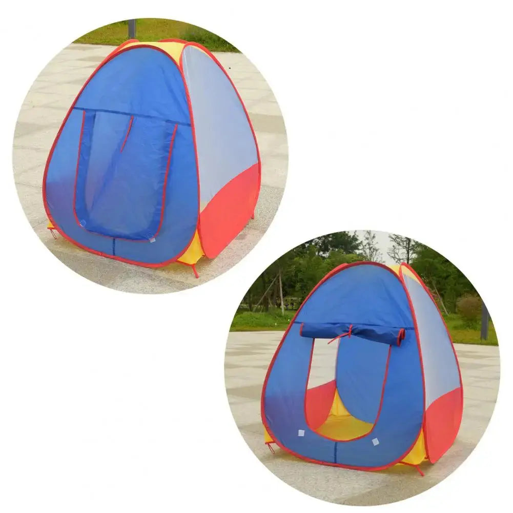 Kids Castle Play Tent Toy for Girls Boys Foldable Playhouse with Mesh Windows Safe Children Indoor Tent Fun Gift for Ages 1-6 Pinochio