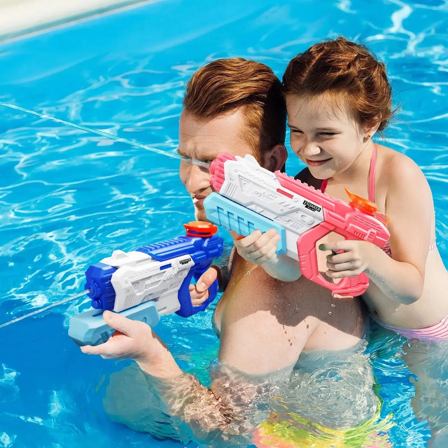 600cc High Capacity Water Gun for Kids Adults Long Range Watergun Summer Water Blaster Toy Super Soaker for Swimming Pool Beach Pinochio