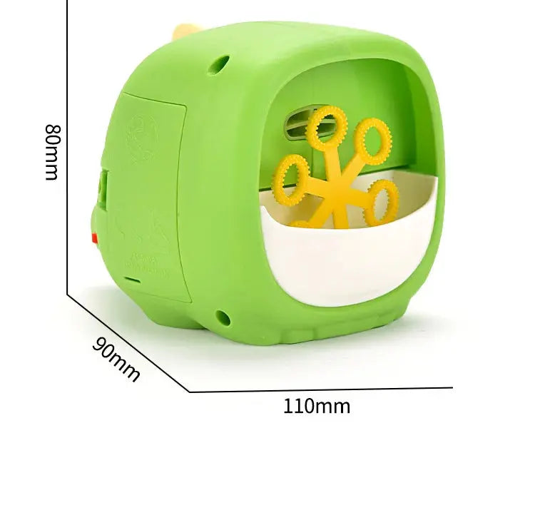 Electric Bubble Cartoon Dinosaur Animal Shape Full Automatic Continuous Bubble Hand-held Desktop Bubble Machin Pinochio