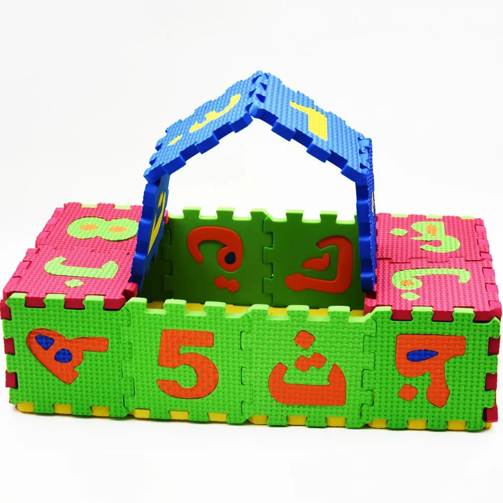 EVA Play Foam Number Arabic Letter Mats Puzzle Toys for Muslim Kids Soft Floor Play Carpet Educational Crawling Mat Baby Toy Pinochio