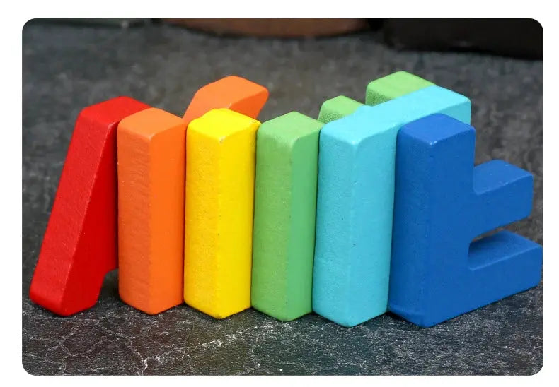 Montessori Kids Toy Education Development Wooden Puzzle for Children 1 2 3 Years Matching Alphabet Enlightenment Cognitive Games Pinochio