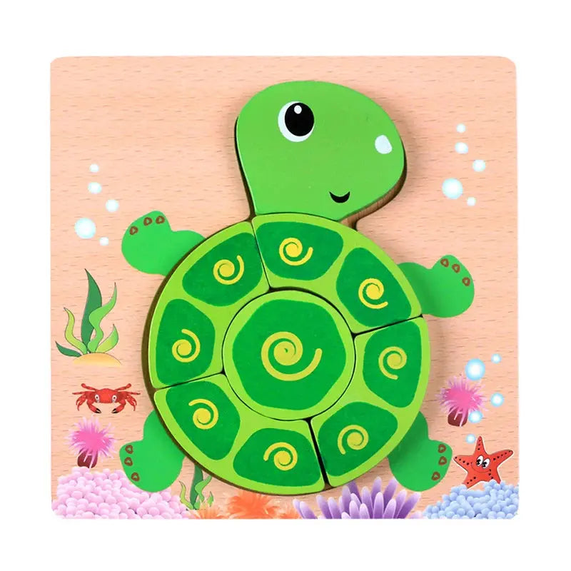 Kids Montessori 3D Wooden Puzzle Hands Grab Child Puzzle Educational Learning Toys Baby Games Puzzles For Kids 1 2 3 Years Old Pinochio