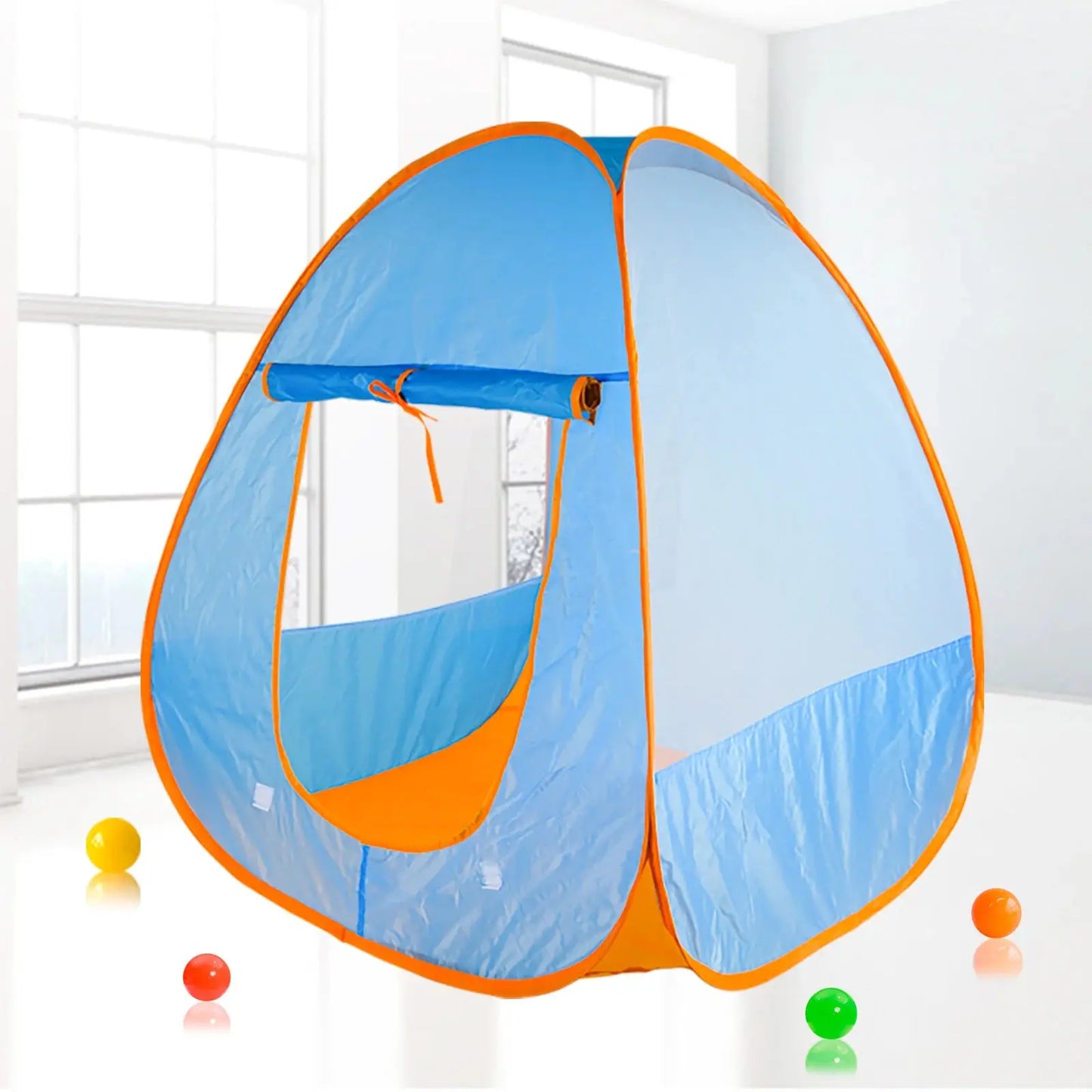 Children'S Pop-Up Game Tent Game Indoor And Outdoor Blue/Green Tent House Toys, Convenient To Carry The Perfect Children'S Gift Pinochio