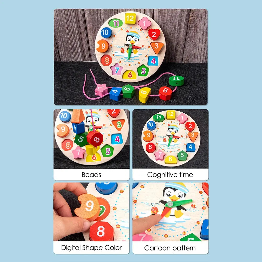Early Education Educational Toys Montessori Wooden Toys for Boy Girl Gift Kids Development Games Wood Puzzle Learning Toy Pinochio