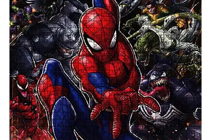 108/200/300/500/1000pcs Spider Man puzzles, gifts, Wooden high-quality floor puzzle Pinochio
