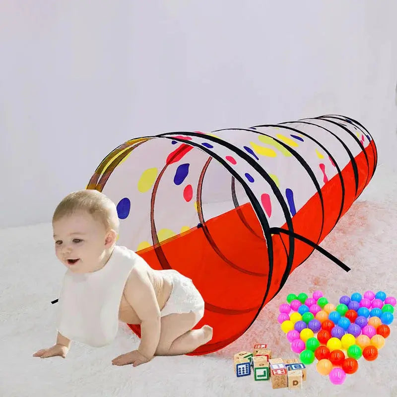 Portable Children's Tent Crawling Tunnel Beach Toys Ball Pool Tent Kids Pop-up Tent Indoor Crawling Games Child Play House Tents Pinochio
