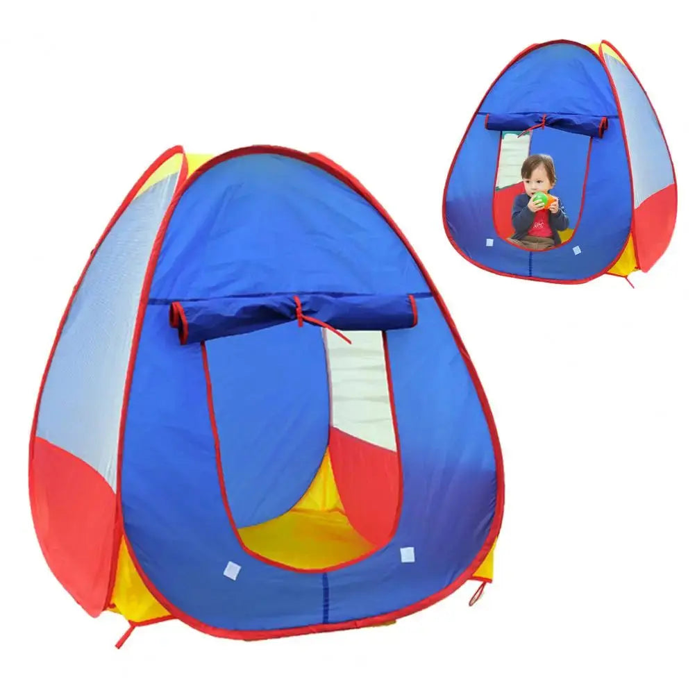 Kids Castle Play Tent Toy for Girls Boys Foldable Playhouse with Mesh Windows Safe Children Indoor Tent Fun Gift for Ages 1-6 Pinochio