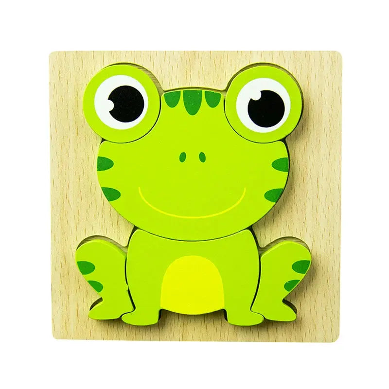 Kids Montessori 3D Wooden Puzzle Hands Grab Child Puzzle Educational Learning Toys Baby Games Puzzles For Kids 1 2 3 Years Old Pinochio