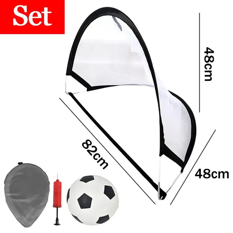 Children Soccer Outdoor Sports Toys Portable Folding Football Goal Outside Sports Parent-Child Interactive Activities Games Toys Pinochio