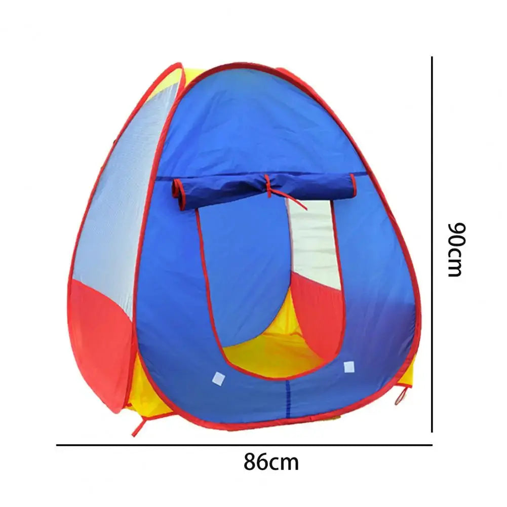 Kids Castle Play Tent Toy for Girls Boys Foldable Playhouse with Mesh Windows Safe Children Indoor Tent Fun Gift for Ages 1-6 Pinochio