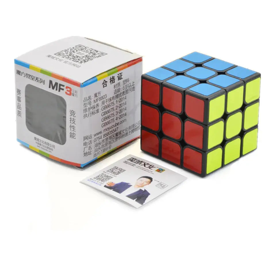 New Moyu Hot Selling Cubing Classroom MF3 3X3 Magic Cube Meilong 3x3x3 Black Puzzle Early Education Toy Gifts For Kids Pinochio