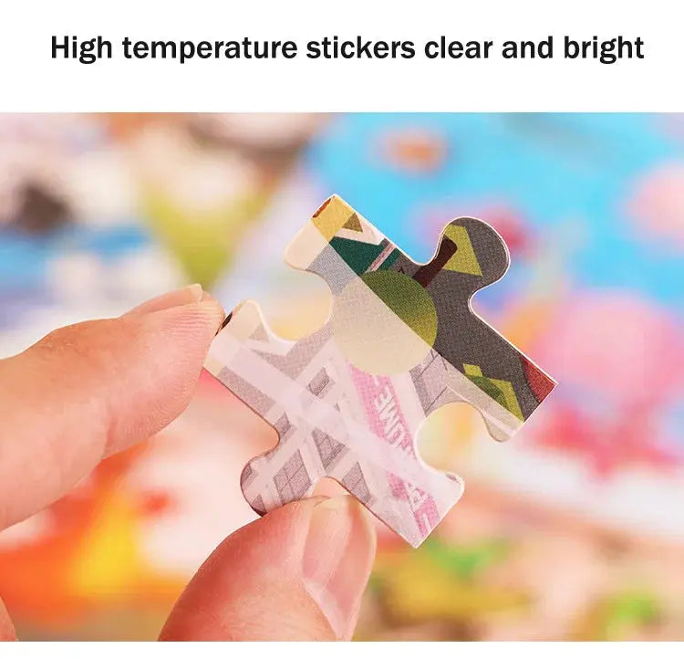 New 30 Pieces Wooden Puzzles Cartoon Animal Traffic Tangram Wood 3d Puzzle Montessori Educational Toys for Children Gifts Pinochio