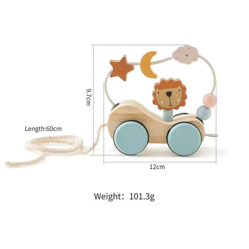 Wooden Train Birthday Toy Montessori Toys Baby Educational Toys Wooden Trolley Baby Learning Toys Number Of Wood Baby's Toys Pinochio