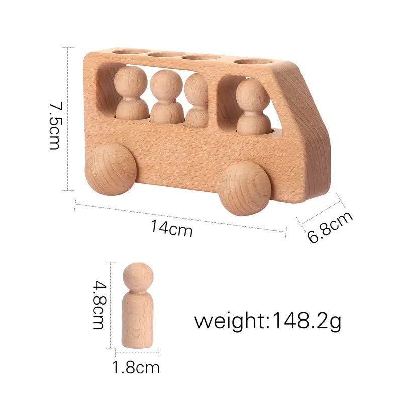 Wooden Train Birthday Toy Montessori Toys Baby Educational Toys Wooden Trolley Baby Learning Toys Number Of Wood Baby's Toys Pinochio